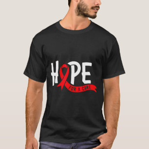 Camiseta Esperanza de SIDA Cinta Roja Día Mundial del SIDA 