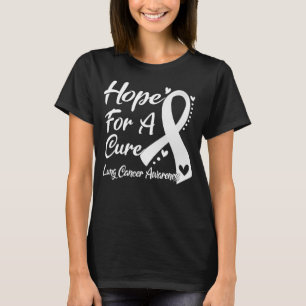 Camiseta Esperanza De Una Conciencia Sobre El Cáncer De Pul