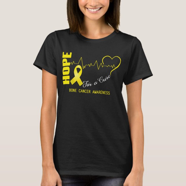 Camiseta Esperanza De Una Concienciación Sobre El Cáncer De (Anverso)