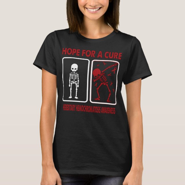Camiseta Esperanza De Una Cura HEMOCRROMATOSIS HEREDITARIA (Anverso)