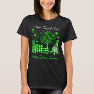 Camiseta esperanza de una cura para la enfermedad renal