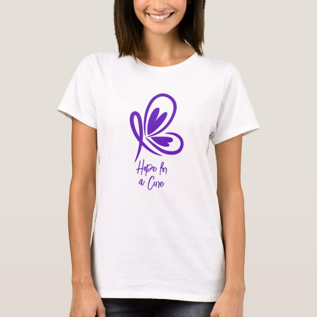 Camiseta Esperanza de una cura para la toma de conciencia s (Anverso)