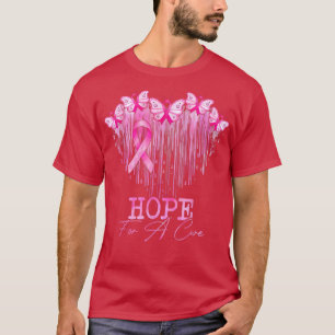 Camiseta Esperanza De Una Cura Pescada De Cáncer De Mama Pi