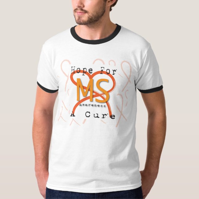 Camiseta Esperanza de una curación - conciencia del ms (Anverso)