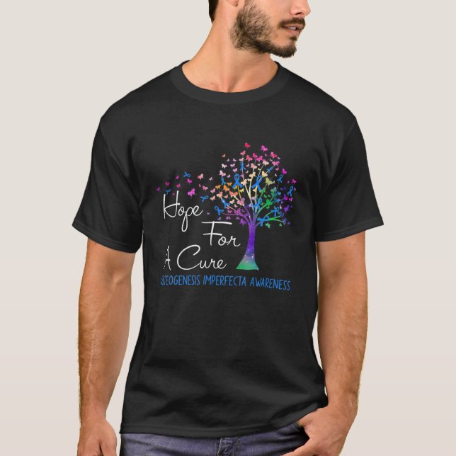 Camiseta Esperanza De Una Osteogénesis De Cura Imperfecta (Anverso)