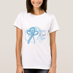 Camiseta Esperanza del amor de la ayuda - cáncer de