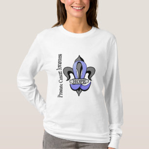 Camiseta Esperanza del cáncer de próstata de la flor de l