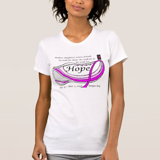 Camiseta Esperanza del equipo - cuello en v (Anverso)