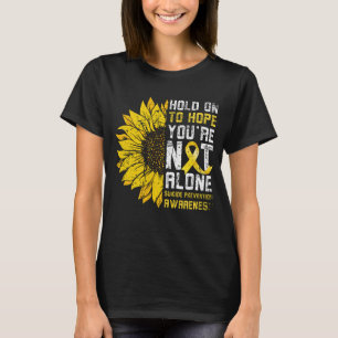 Camiseta Esperanza del girasol Prevención del suicidio Amar