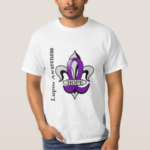 Camiseta Esperanza del lupus de la flor de lis