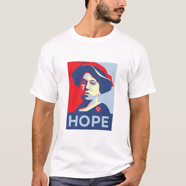 Camiseta ESPERANZA (Emma Goldman) (Anverso)