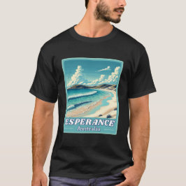 Camiseta Esperanza en Australia Occidental Retro Skyline