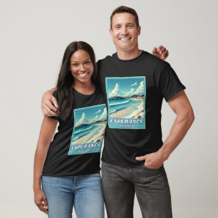 Camiseta Esperanza en Australia Occidental Retro Skyline
