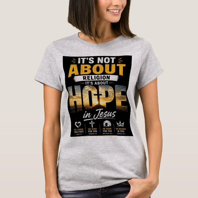 Camiseta Esperanza en Jesús  (Anverso)