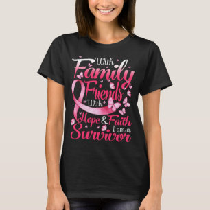 Camiseta Esperanza Familiar Fe Soy Un Superviviente Cáncer