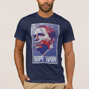 Camiseta ¡Esperanza ganada! - Presidente de Barack Obama De
