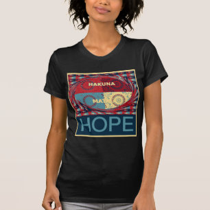 Camiseta Esperanza Hakunamatata Bonito vector de energía In
