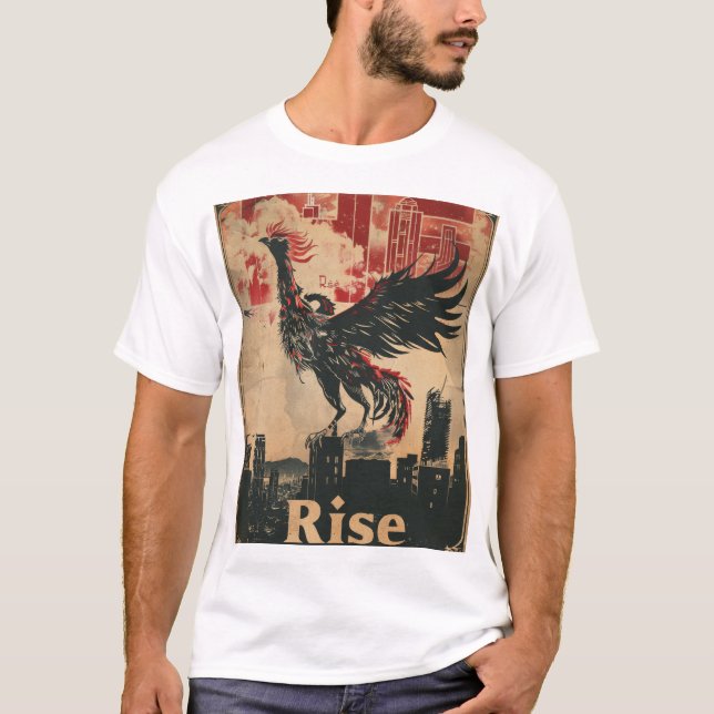 Camiseta Esperanza inspirada Poster por Shepard Fairey (Anverso)