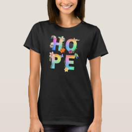 Camiseta Esperanza Inspiradora artística positiva motivacio