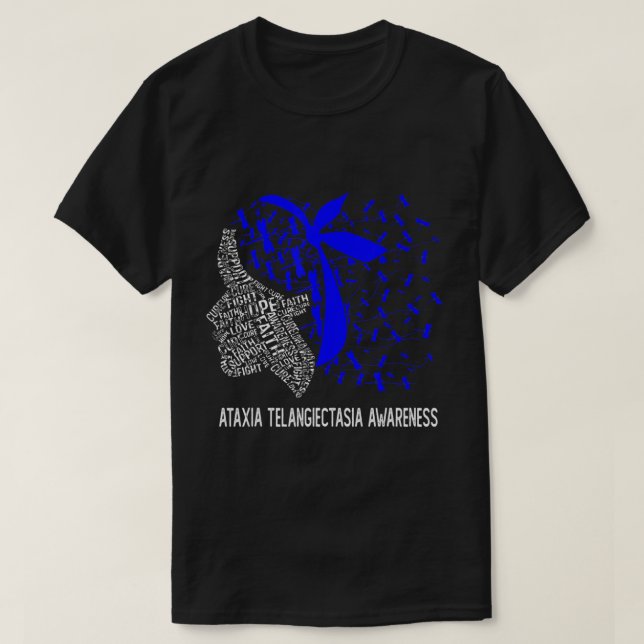 Camiseta Esperanza lucha contra Ataxia Telangiectasia Camis (Diseño del anverso)
