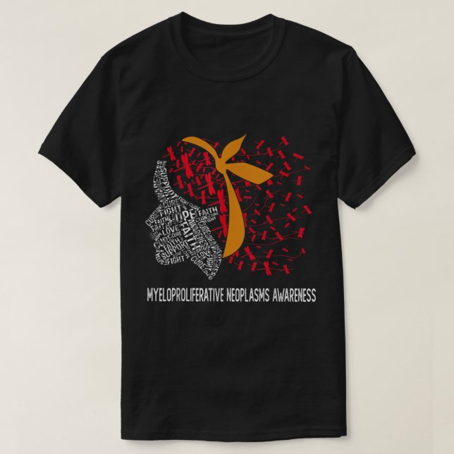 Camiseta Esperanza Luchar Concienciación sobre Neoplasias M (Diseño del anverso)
