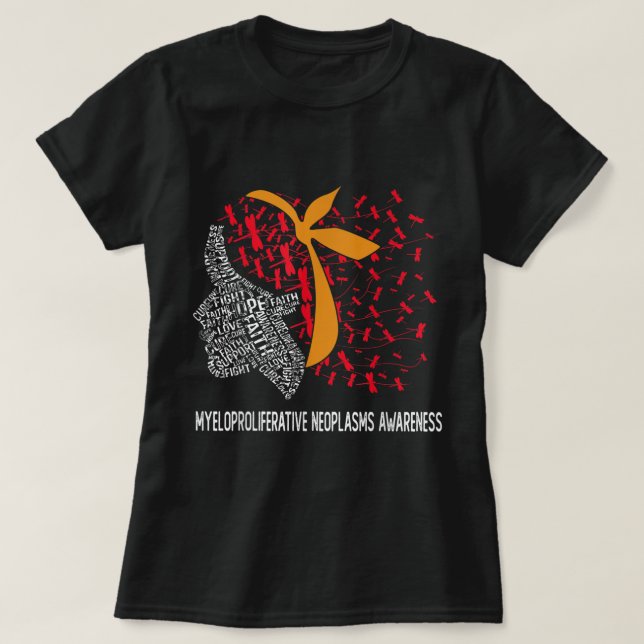 Camiseta Esperanza Luchar Concienciación sobre Neoplasias M (Diseño del anverso)