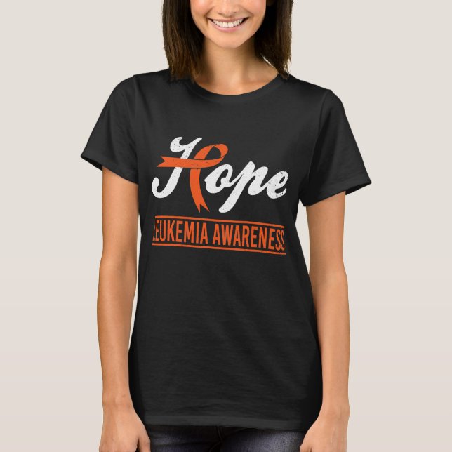 Camiseta Esperanza Mes de Conciencia sobre el Cáncer de Leu (Anverso)