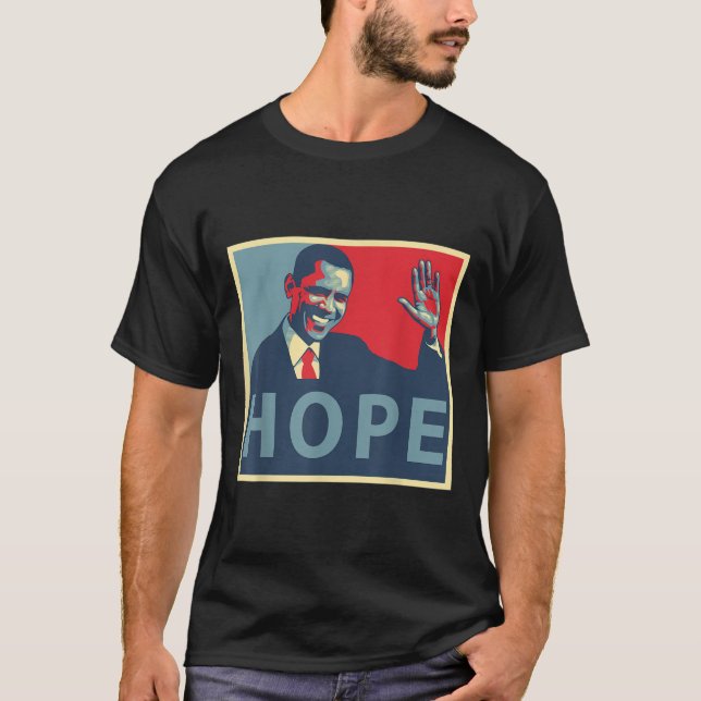 Camiseta Esperanza Obama 44 Presidente (Anverso)