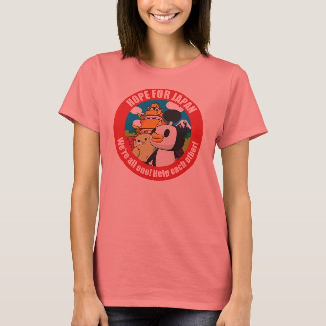 Camiseta Esperanza para Japón (Anverso)