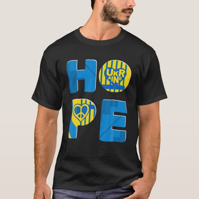 Camiseta ESPERANZA PARA Ucrania (Anverso)