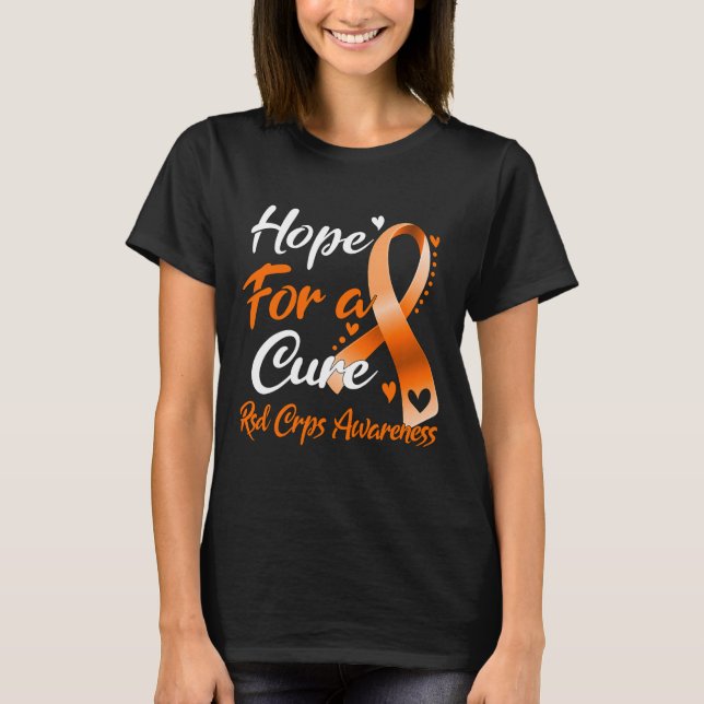 Camiseta Esperanza Para Una Cura De Conciencia De Rsd Crps (Anverso)