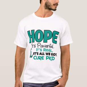 Camiseta ESPERANZA policística 1 de la enfermedad de riñ