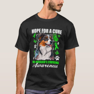 Camiseta Esperanza Por Un Cure No Hodgkin Linfoma Perro Con