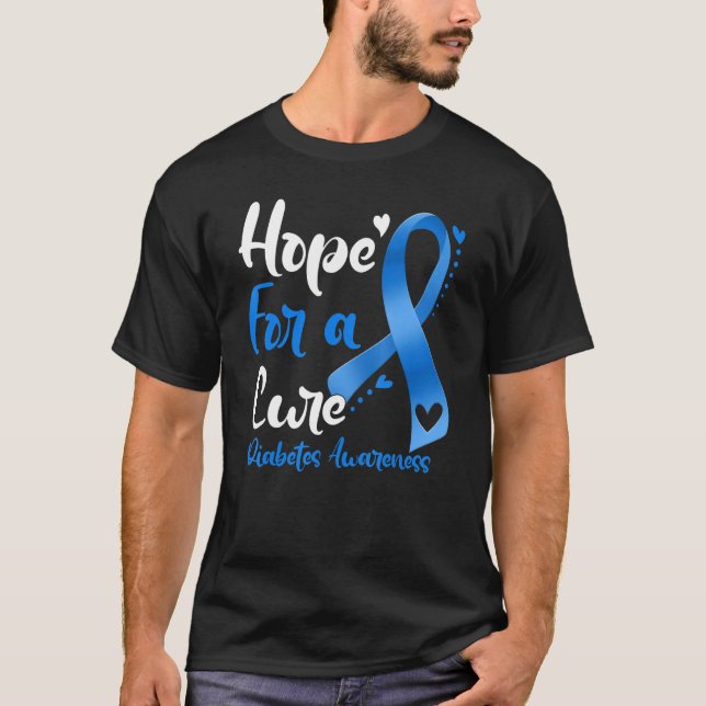 Camiseta Esperanza Por Una Cura De La Conciencia Sobre La D (Anverso)