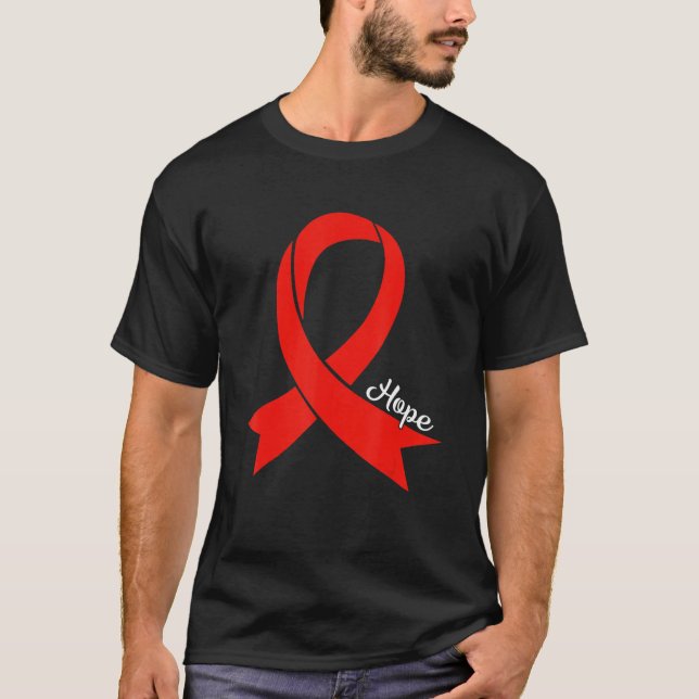 Camiseta Esperanza Semana de Concienciación sobre el Sida e (Anverso)