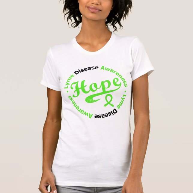 Camiseta Esperanza v2 circular de la conciencia de la (Anverso)