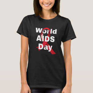 Camiseta Esperanza VIH Cinta Roja Concienciación sobre el S
