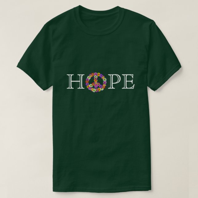 Camiseta Esperanza y paz (Diseño del anverso)