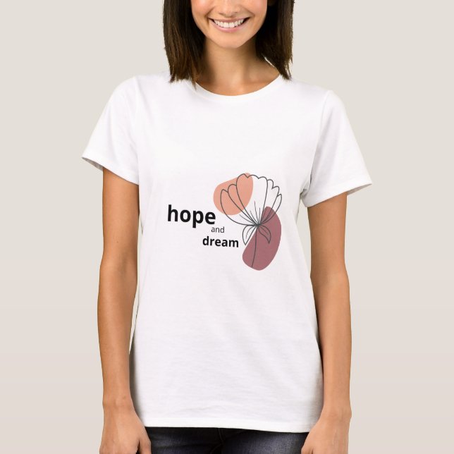 Camiseta Esperanza y sueño (Anverso)