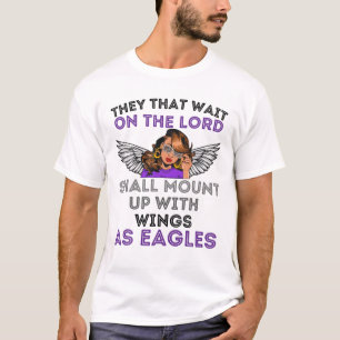 Camiseta Esperen Al Señor Que Renovará Su Fuerza Negro