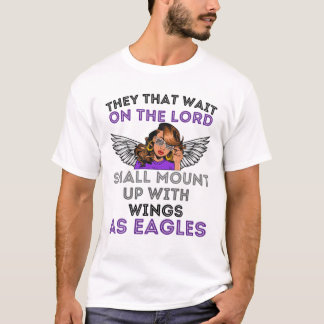 Camiseta Esperen Al Señor Que Renovará Su Fuerza Negro