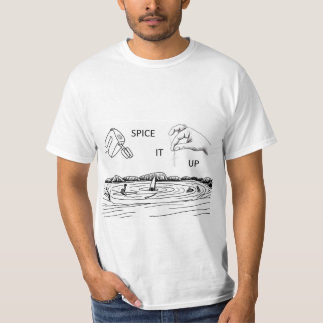 Camiseta espérenlo con T-Shirt de dos lados (Anverso)