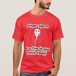 Camiseta Esperma del jengibre