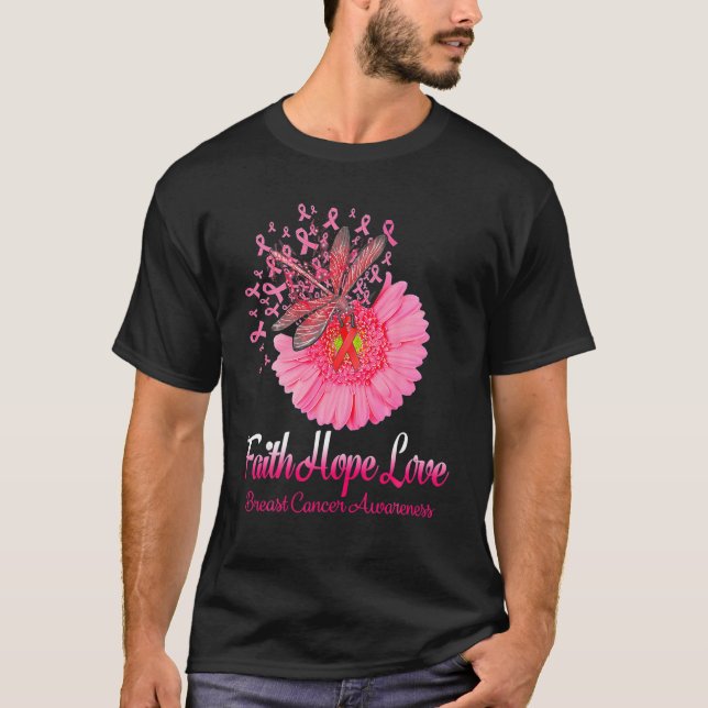 Camiseta Espero amar el cáncer de mama (Anverso)