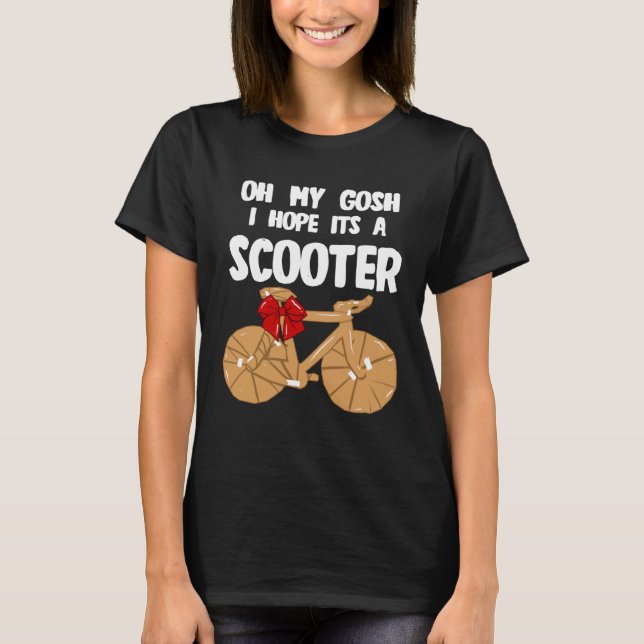 Camiseta Espero que sea un Scooter (Anverso)