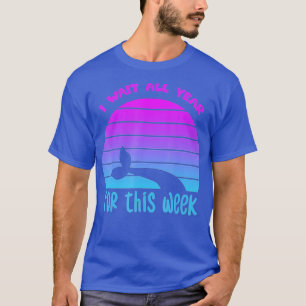 Camiseta Espero Todo El Año Para Esta Semana Tiburones Grac