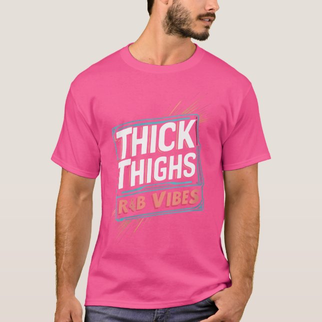 Camiseta Espesos De Las Mujeres Y Rb Vibes Hip Hop (Anverso)