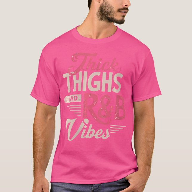 Camiseta Espesos De Las Mujeres Y Rb Vibes Hip Hop (Anverso)