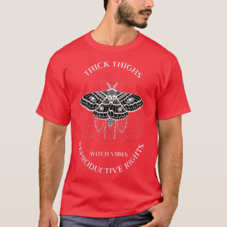 Camiseta Espesos gruesos vibos de bruja de la derecha de la