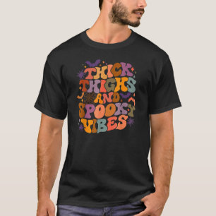 Camiseta Espesos Y Espectaculares Vibes Retro Halloween